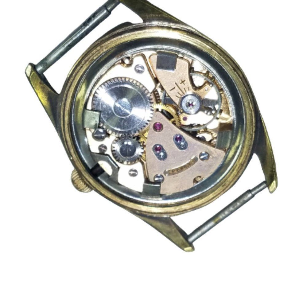 Vintage Gintars 21 Jewels Gold Filled Swiss Watch Metin Yildiz For Parts Repair - Picture 11 of 12
